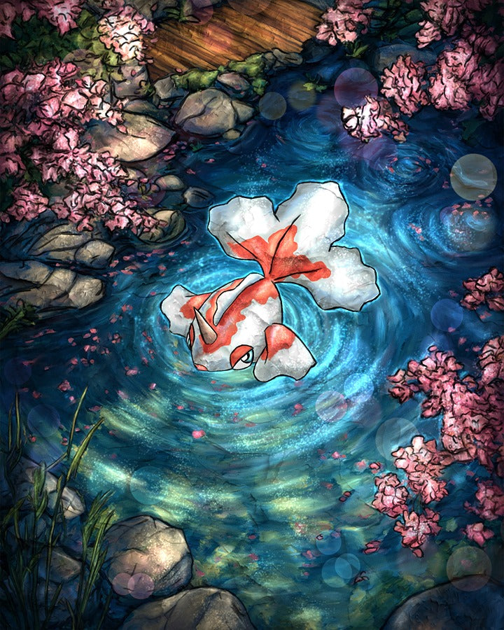 Blossoms Upon Pond Waters