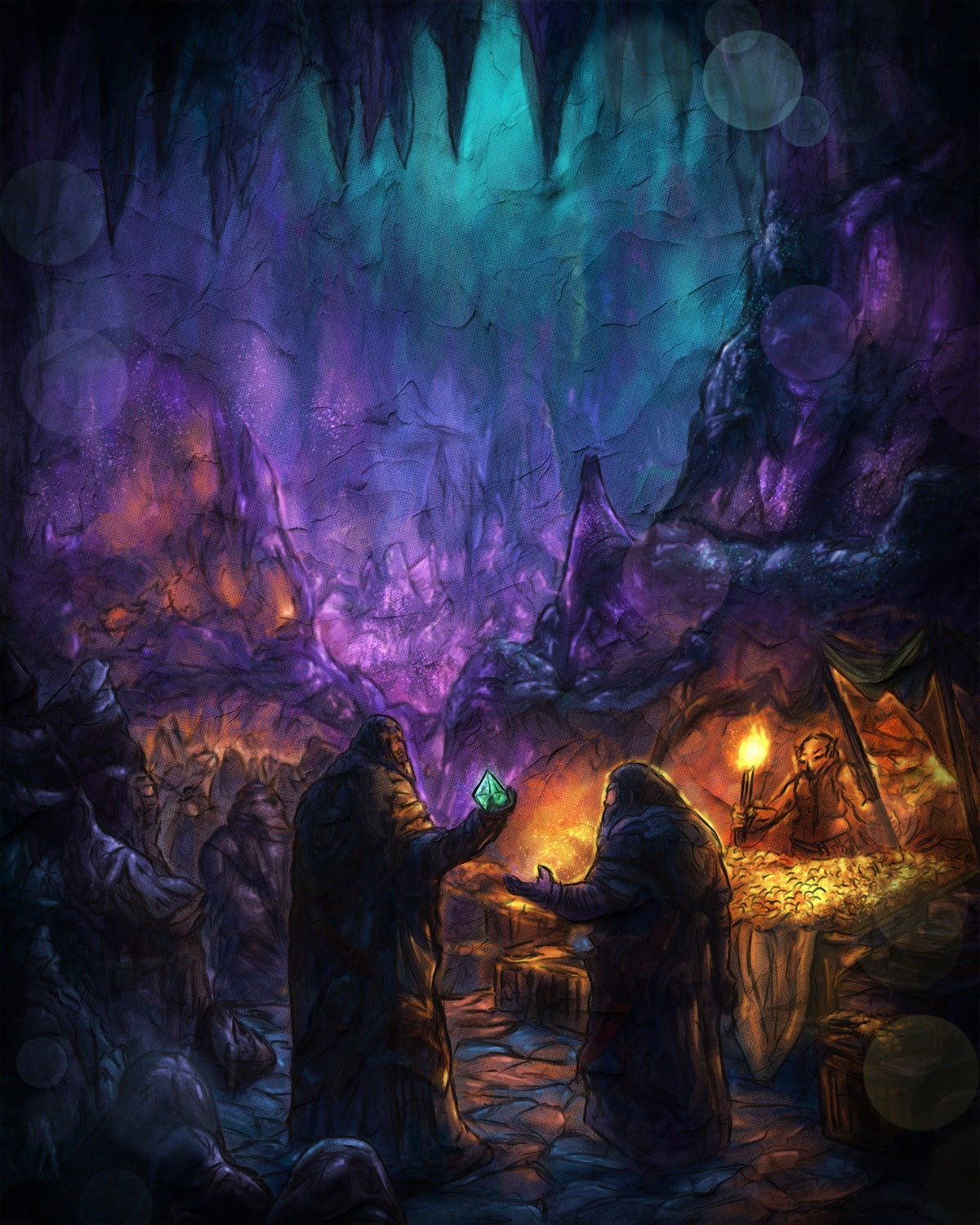 Market of the Luminous Stalactites