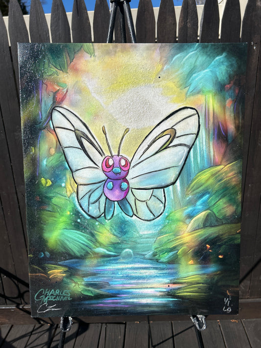 Luminous Virdian Dance Large Original