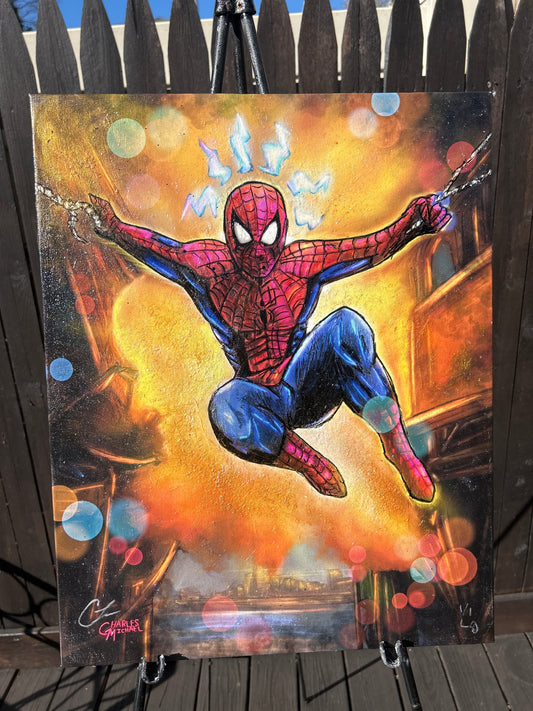 Web Dance Amidst Fire Large Original