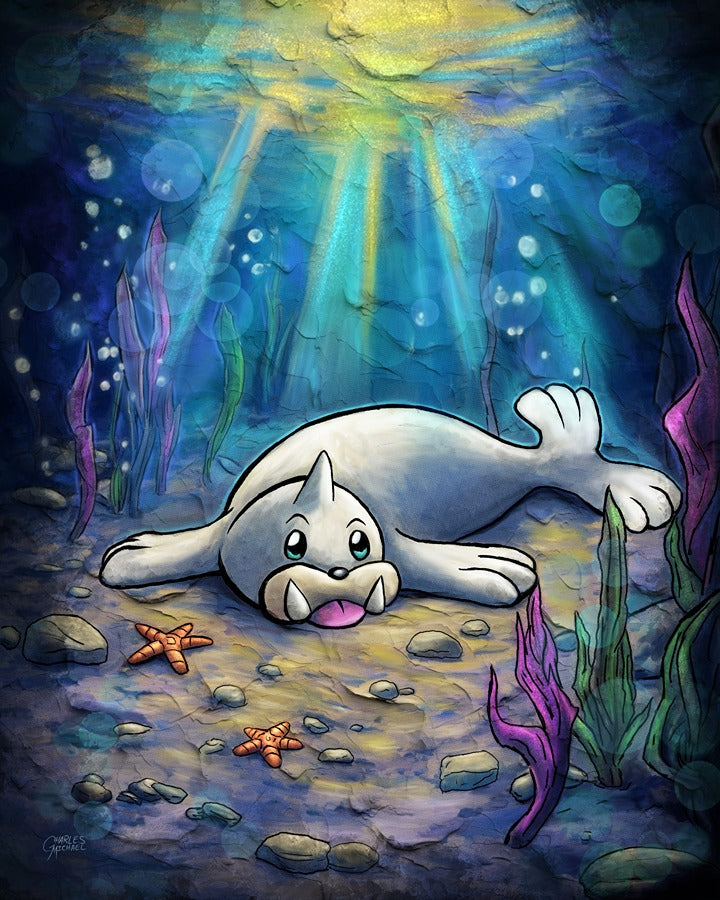 Sunbeams Over the Seafloor