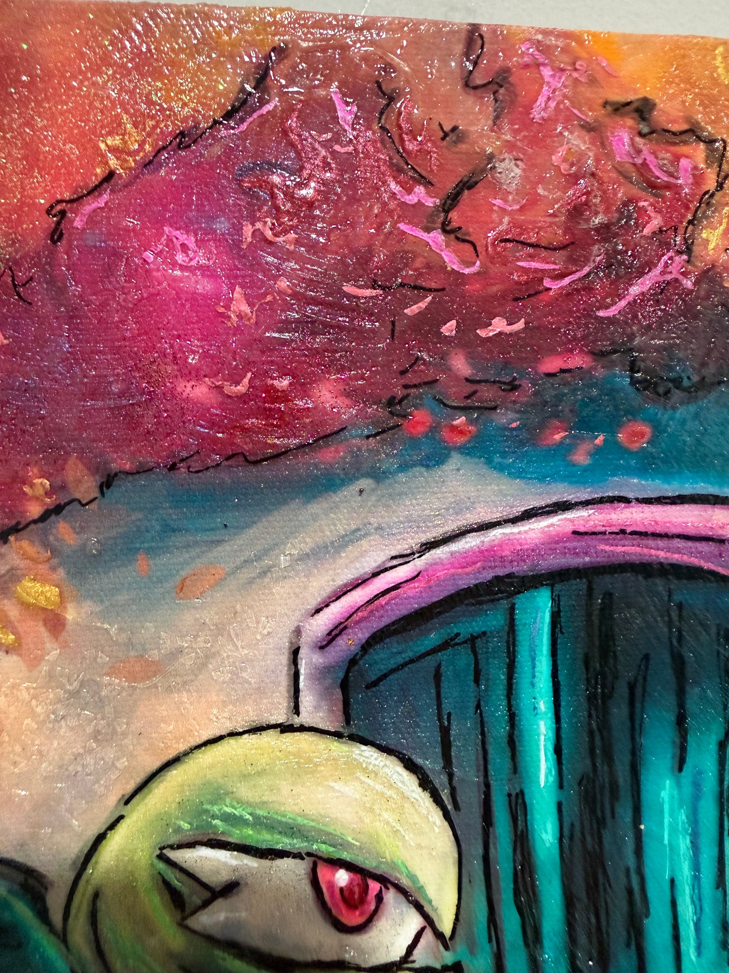 Creature at Giverny Medium Original