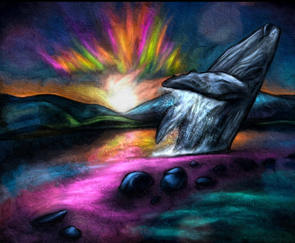 Glowing Aurora Breach