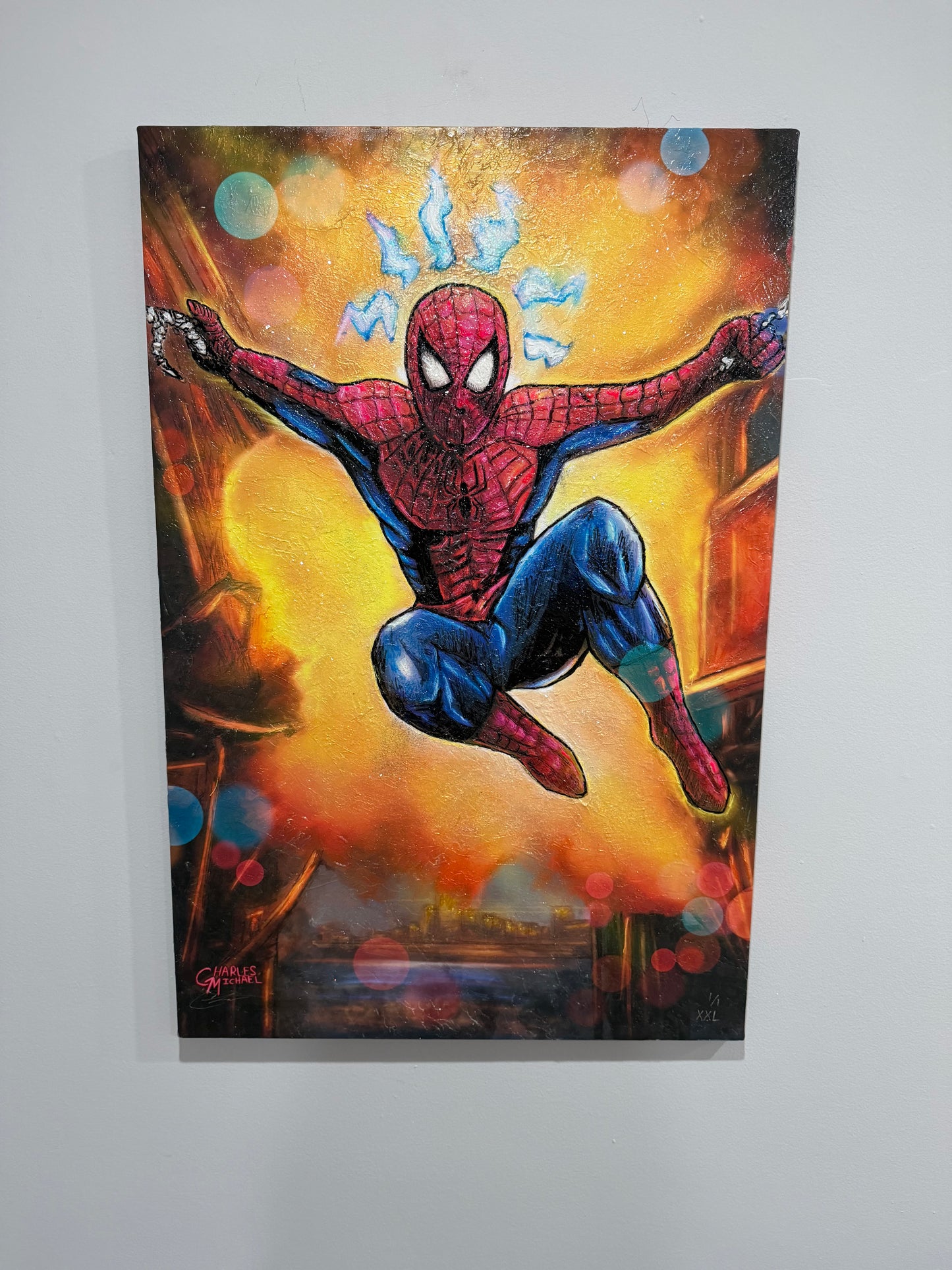 Web Dance Amidst Fire XXL Original